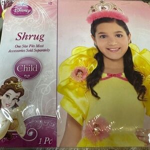 NWT Disney Shrug Beauty and The Beast costume shrug Belle costume shrug